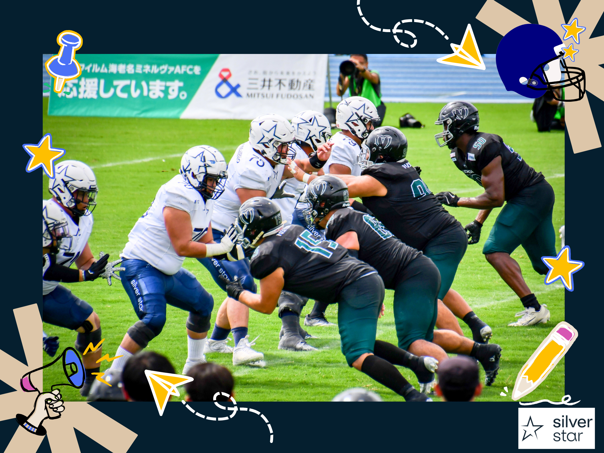 海老名会場&川崎ダービー！！シルバースター観戦🏈