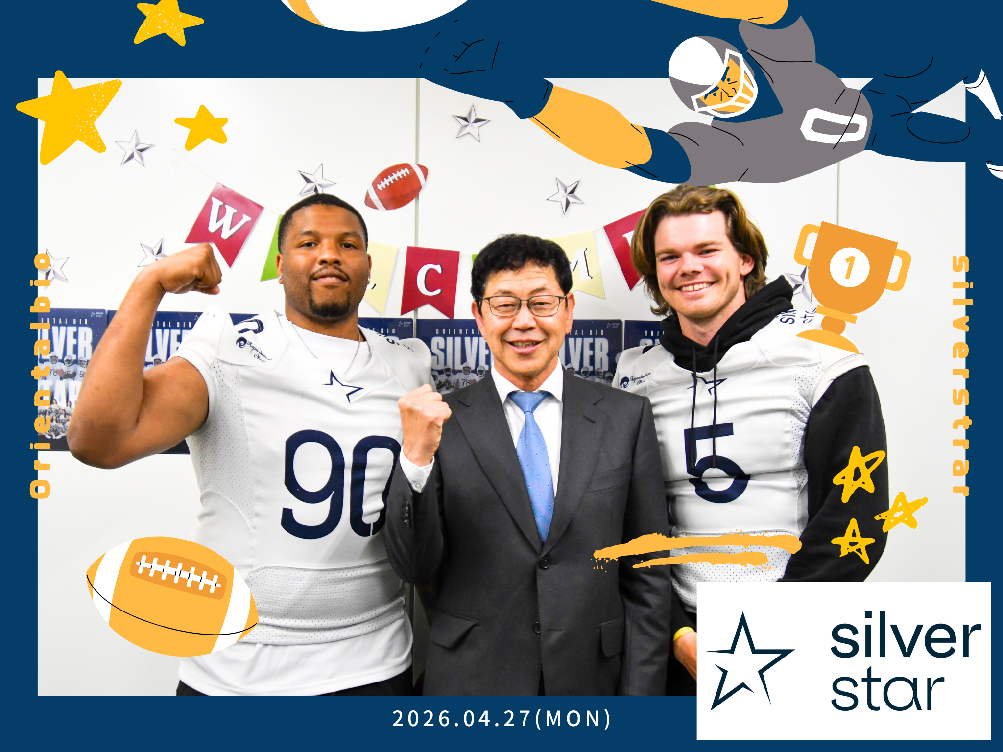 シルバースターの皆様にお越しいただきました‼🏈