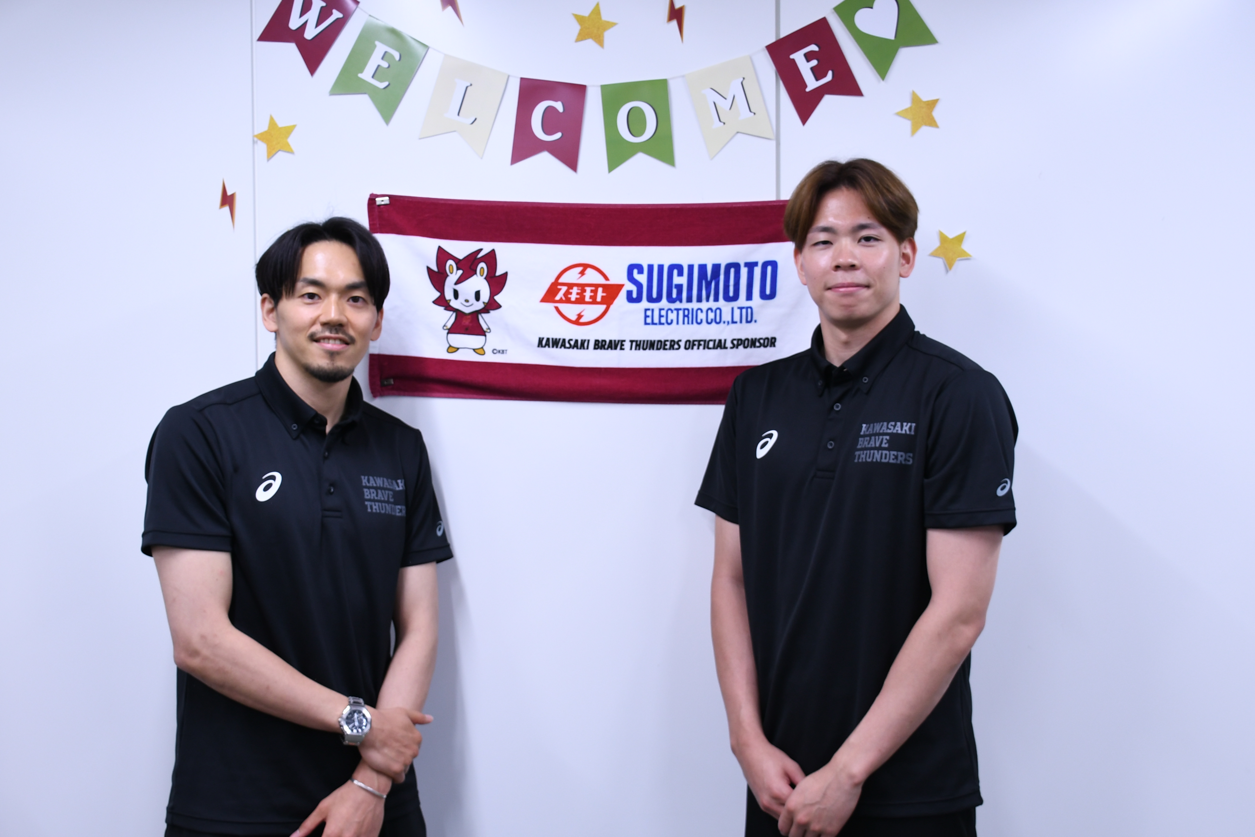 川崎ブレイブサンダース様ご来訪🏀