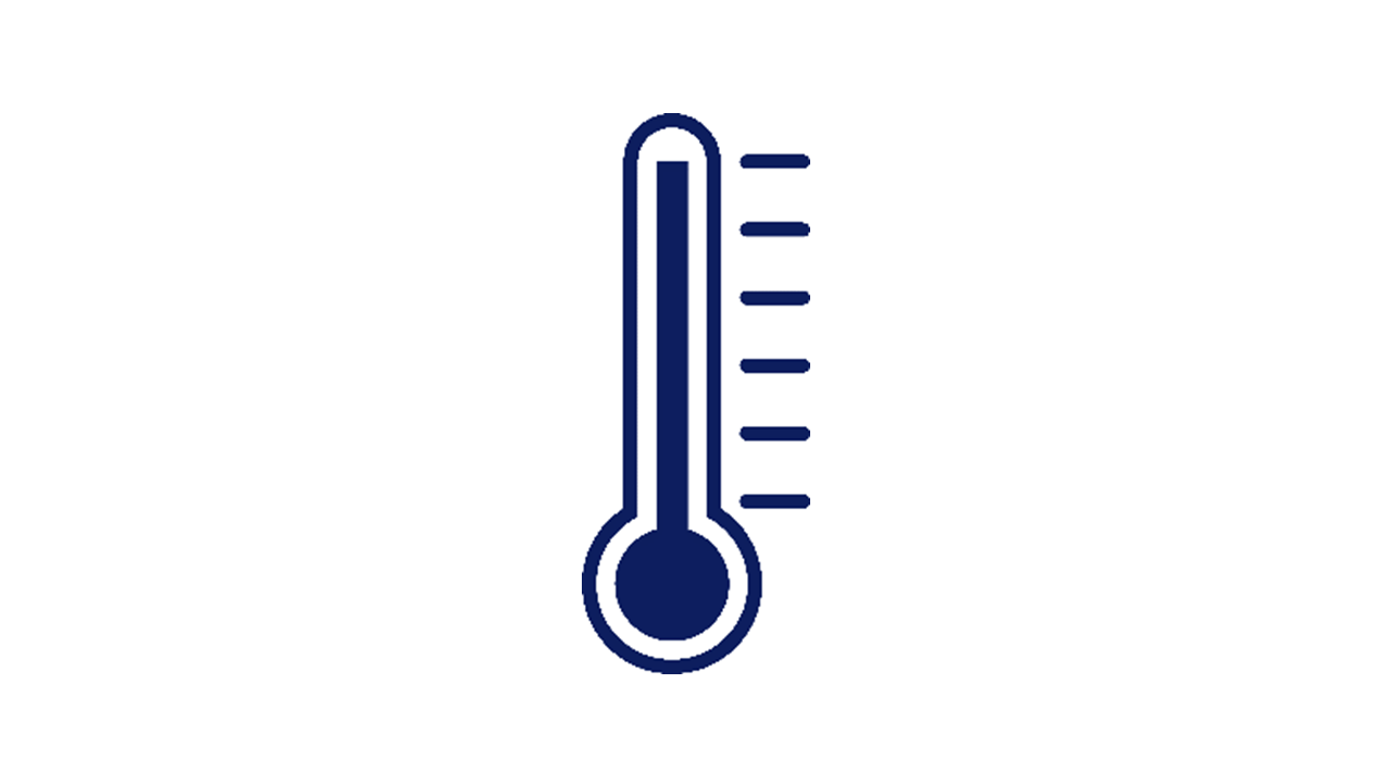 90℃の耐熱性