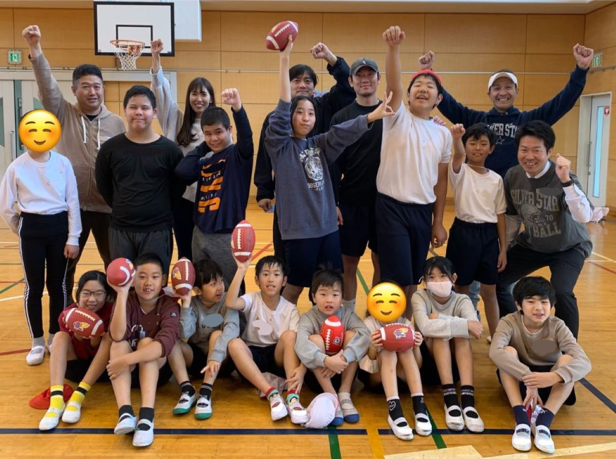 古市場小学校の特別授業に参加しました！🏈